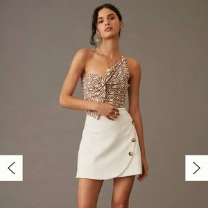 NWT Maeve Knit Mini Wrap Skirt